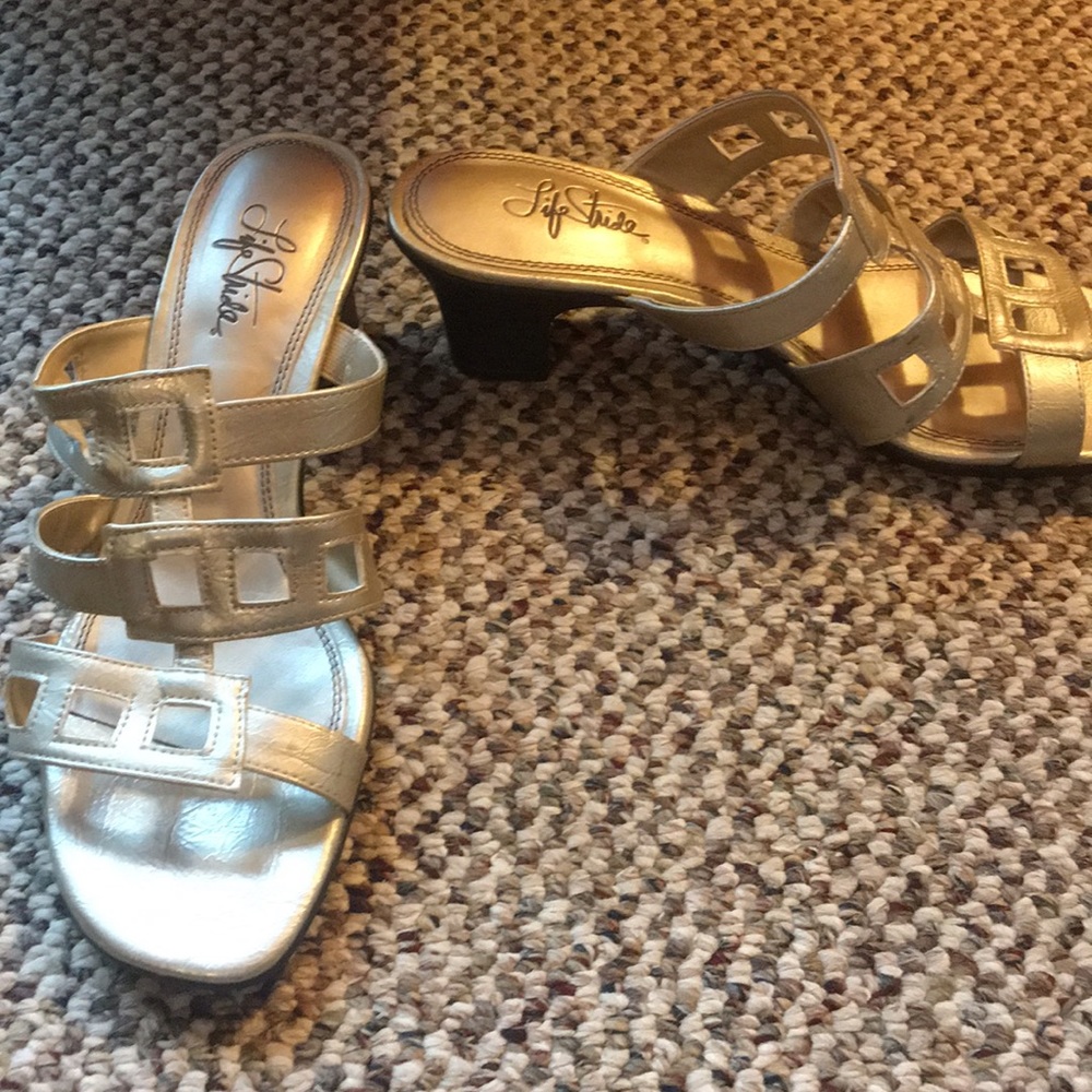 Life stride heeled sandal